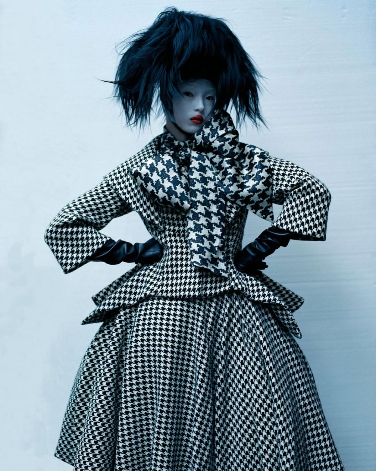 Alexander McQueen Houndstooth Jacket and Pencil Skirt Set, Fall/Winter 2009